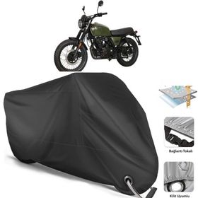 Coverplus Brixton BX 125 X Siyah Motosiklet Branda
