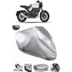 Coverplus Brixton Crossfire 500 Gri Arka Çanta Uyumlu Su Geçirmez Motosiklet Brandası