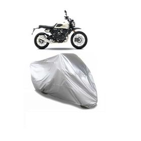 Coverplus Brixton Crossfire 500 XC Gri Arka Çanta Uyumlu Motosiklet Brandası