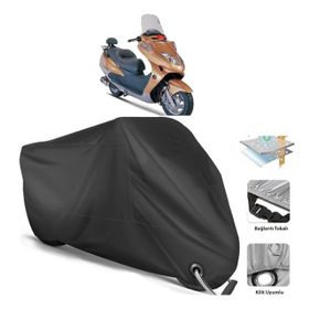 Coverplus Çelik Motor Tiger 150 Siyah Motosiklet Branda