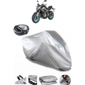 Coverplus CF Moto 650MT Gri Arka Çanta Uyumlu Motosiklet Brandası