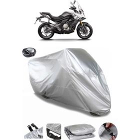 Coverplus CF Moto 650MT Gri Arka Çanta Uyumlu Motosiklet Brandası