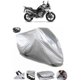 Coverplus CF Moto 800MT Sport Gri Arka Çanta Uyumlu Motosiklet Brandası