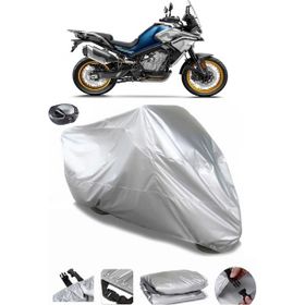 Coverplus CF Moto 800MT Touring Gri Arka Çanta Uyumlu Motosiklet Brandası