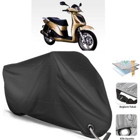 Coverplus Dorado Daphne Siyah Motosiklet Branda