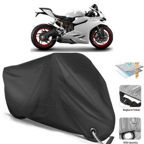 Coverplus Ducati 1198 SP Siyah Motosiklet Branda
