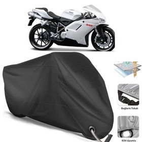 Coverplus Ducati 848 Siyah Motosiklet Branda
