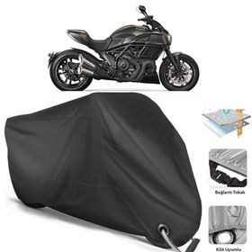 Coverplus Ducati Diavel Carbon Siyah Motosiklet Branda