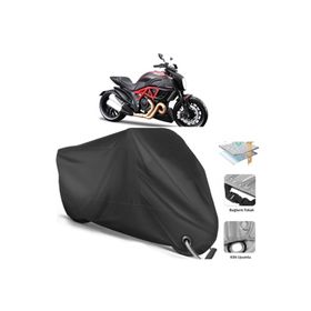 Coverplus Ducati Diavel Siyah Motosiklet Branda