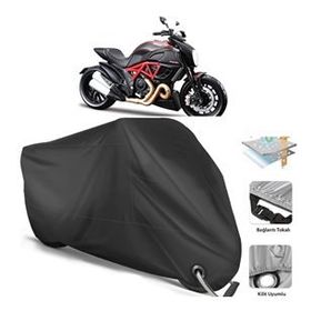 Coverplus Ducati Diavel Siyah Motosiklet Branda