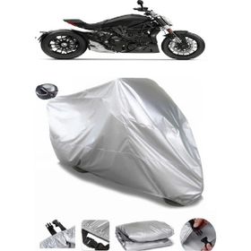 Coverplus Ducati Diavel Xdiavel Nera Gri Arka Çanta Uyumlu Su Geçirmez Motosiklet Brandası