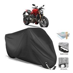 Coverplus Ducati Monster 1200 Siyah Motosiklet Branda