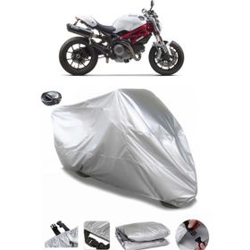 Coverplus Ducati Monster 695 Gri Arka Çanta Uyumlu Su Geçirmez Motosiklet Brandası