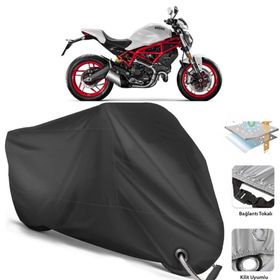 Coverplus Ducati Monster 797 Plus Siyah Motosiklet Branda