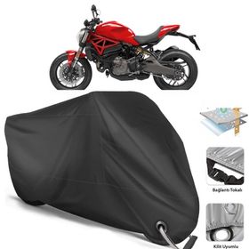 Coverplus Ducati Monster 821 Siyah Motosiklet Branda