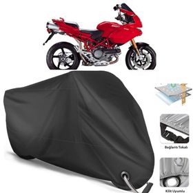 Coverplus Ducati Multistrada 1100 Siyah Motosiklet Branda