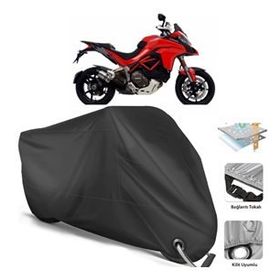 Coverplus Ducati Multistrada 1200 Siyah Motosiklet Branda