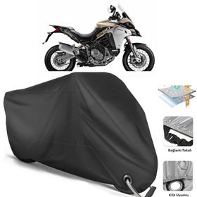 Coverplus Ducati Multistrada 1260 Enduro Siyah Motosiklet Branda