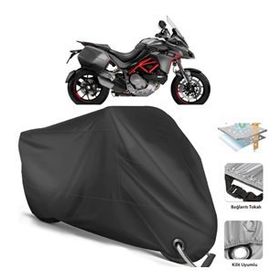 Coverplus Ducati Multistrada 1260 Touring Pack Siyah Motosiklet Branda