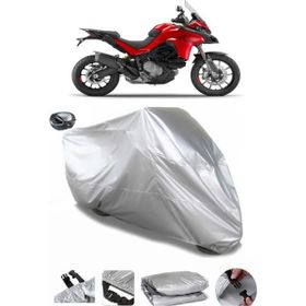 Coverplus Ducati Multistrada V2 S Gri Arka Çanta Uyumlu Su Geçirmez Motosiklet Brandası