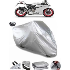 Coverplus Ducati Panigale 959 Gri Arka Çanta Uyumlu Su Geçirmez Motosiklet Brandası