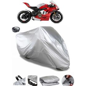 Coverplus Ducati Panigale V4 R Gri Arka Çanta Uyumlu Su Geçirmez Motosiklet Brandası