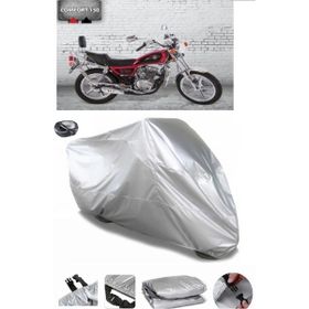 Coverplus Falcon Comfort 150 Gri Arka Çanta Uyumlu Su Geçirmez Motosiklet Brandası