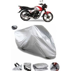 Coverplus Falcon Crazy 125 Gri Arka Çanta Uyumlu Su Geçirmez Motosiklet Brandası