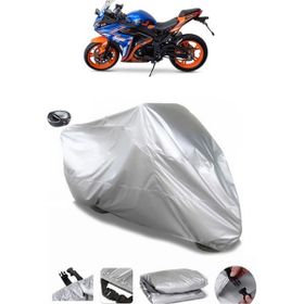 Coverplus Falcon FR-177 Gri Arka Çanta Uyumlu Su Geçirmez Motosiklet Brandası