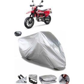 Coverplus GAS GAS SM 700 Gri Arka Çanta Uyumlu Su Geçirmez Motosiklet Brandası