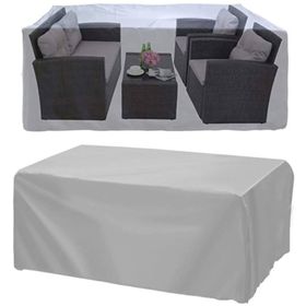 Coverplus Gri Su Geçirmez 200x160x80 cm Bahçe Mobilya Koruma Örtüsü
