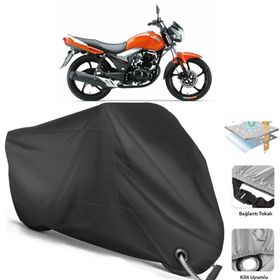 Coverplus Haojue DA135 S Siyah Motosiklet Branda