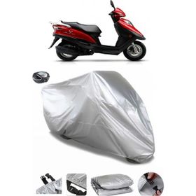 Coverplus Haojue HJ 125 ST Gri Arka Çanta Uyumlu Su Geçirmez Motosiklet Brandası