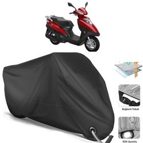 Coverplus Haojue HJ 125T-10 Siyah Motosiklet Branda