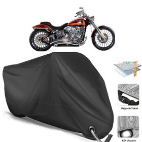Coverplus Harley-Davidson Cvo Breakout Siyah Motosiklet Branda