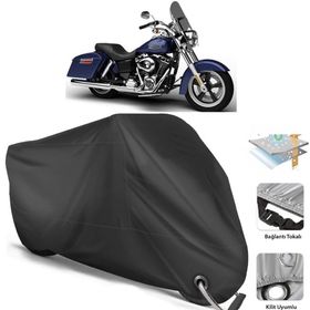 Coverplus Harley-Davidson Dyna Switchback Siyah Motosiklet Branda