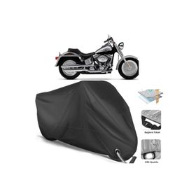 Coverplus Harley-Davidson Fat Boy FLSTFI Siyah Motosiklet Branda