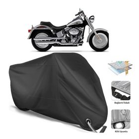 Coverplus Harley-Davidson Fat Boy FLSTFI Siyah Motosiklet Branda