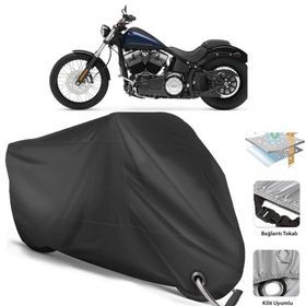 Coverplus Harley-Davidson Softail Blackline FXS Siyah Motosiklet Branda