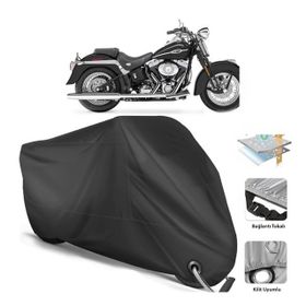 Coverplus Harley-Davidson Softail Springer Classic FLSTSCI Siyah Motosiklet Branda