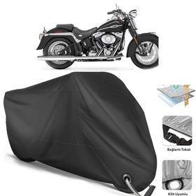 Coverplus Harley-Davidson Softail Springer Classic FLSTSCI Siyah Motosiklet Branda