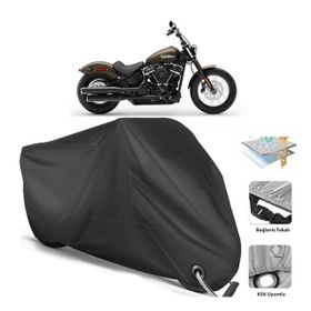 Coverplus Harley-Davidson Softail Street Bob Siyah Motosiklet Branda