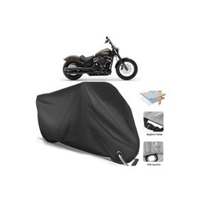Coverplus Harley-Davidson Softail Street Bob Siyah Motosiklet Branda