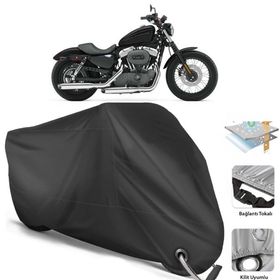 Coverplus Harley-Davidson Sportster 1200 Nightster Siyah Motosiklet Branda