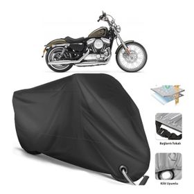 Coverplus Harley-Davidson Sportster 72 Siyah Motosiklet Branda