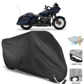 Coverplus Harley-Davidson Touring Road Glide Siyah Motosiklet Branda