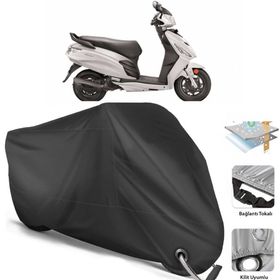 Coverplus Hero Dash LX 110 Siyah Motosiklet Branda