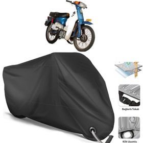 Coverplus Honda C 90 Siyah Motosiklet Branda