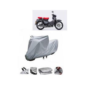 Coverplus Honda C125 Super Cub Gri Su Geçirmez Motosiklet Brandası