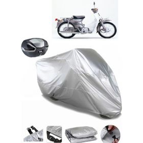 Coverplus Honda C70 Super Cub Gri Su Geçirmez Motosiklet Brandası
